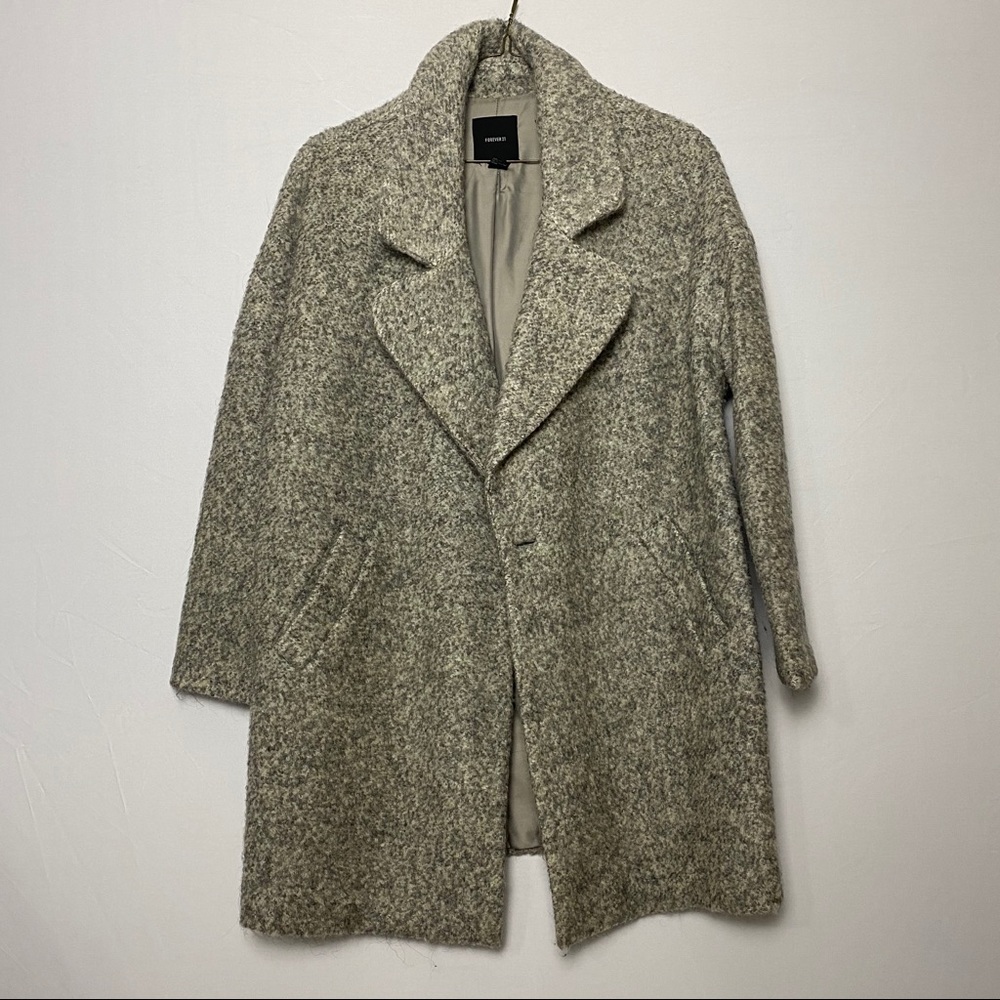 Forever 21 | Wool Blend Oversized Coat - Picture 2 of 7